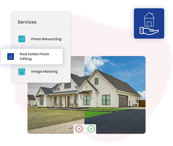 Real estate photo editing & enhancement services