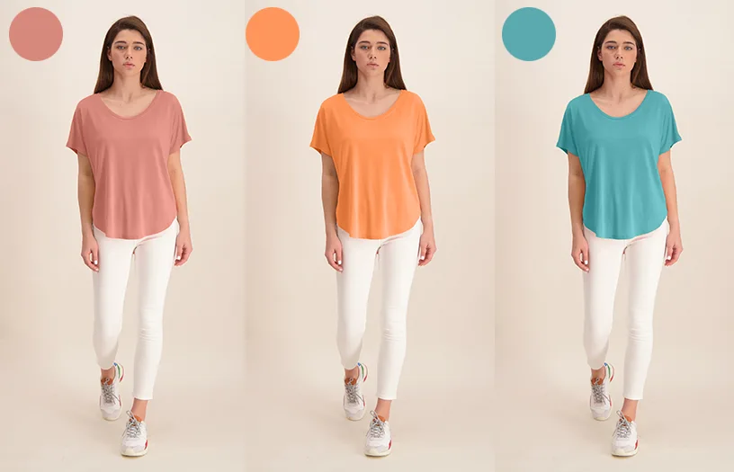 ecommerce apparel color variation / correction