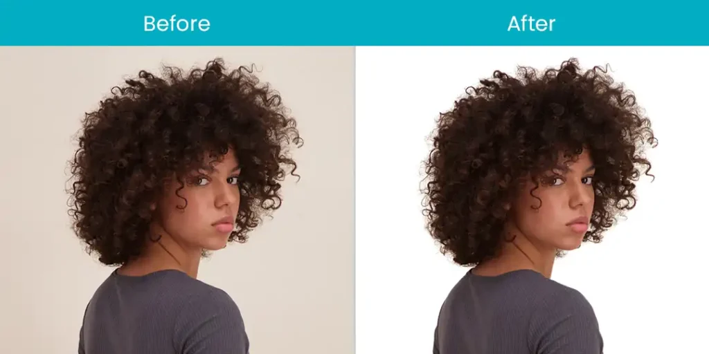 Curly Hair Image masking sample