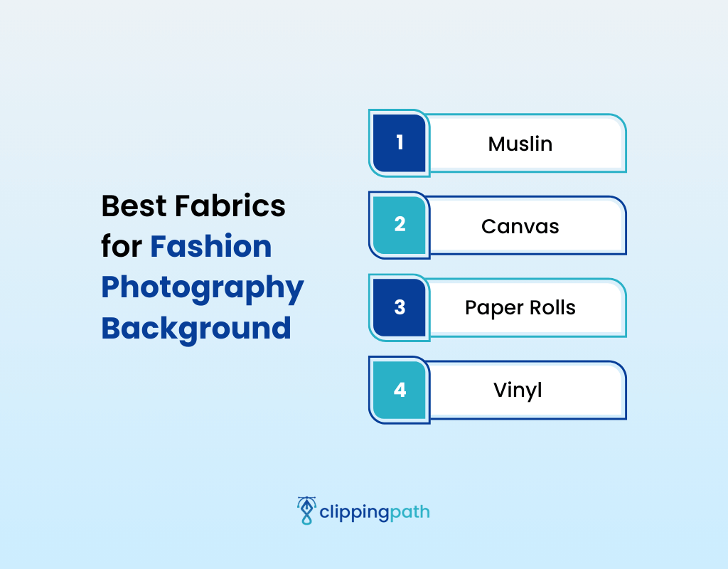 Best Fabrics for Fashion Photography Background