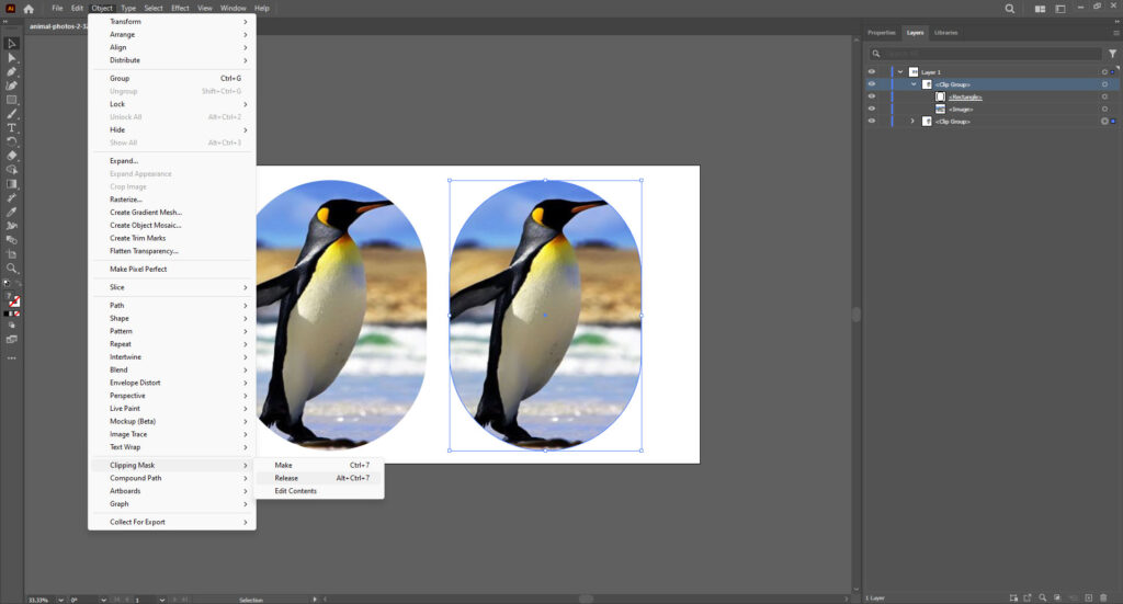 Isolate the Clipping Path
