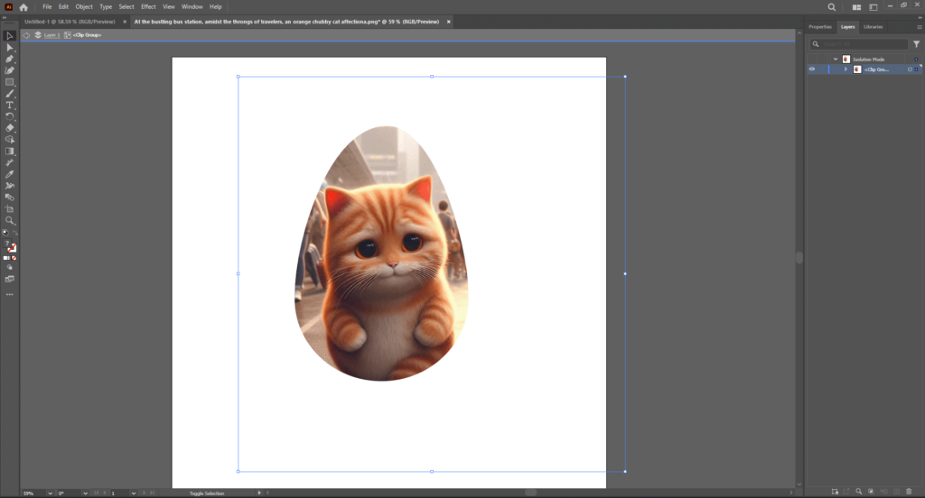 Now,, you can modify or refine each object or shape separately, resize or move them