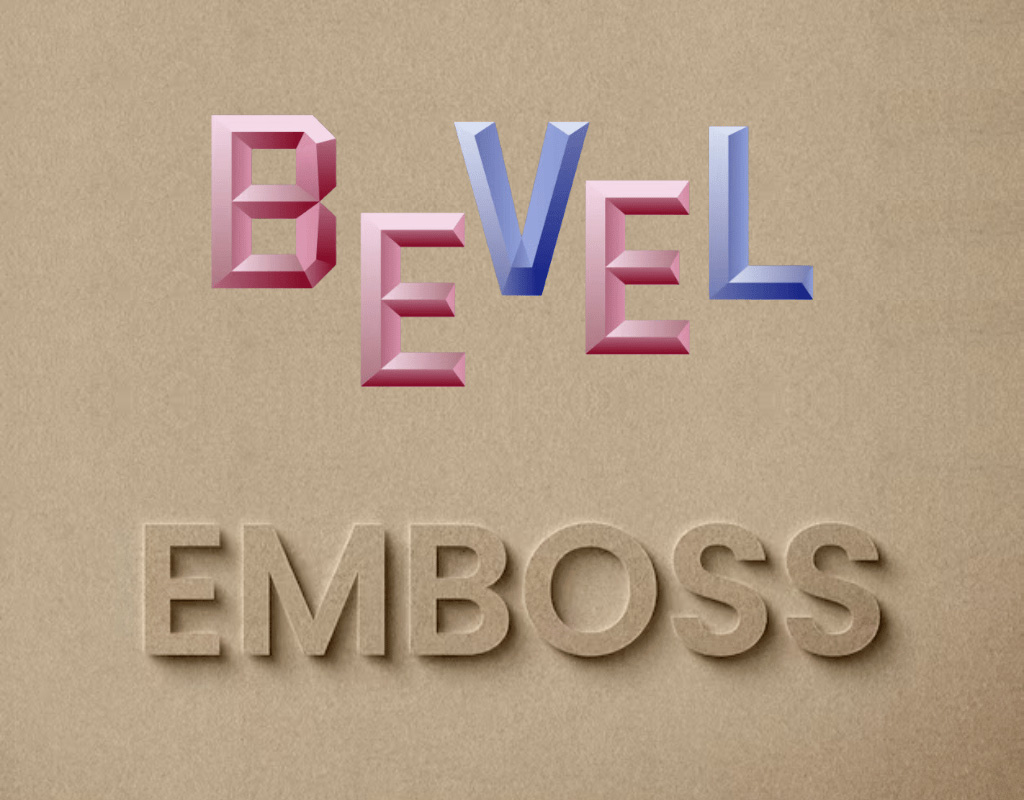 Bevel and Emboss