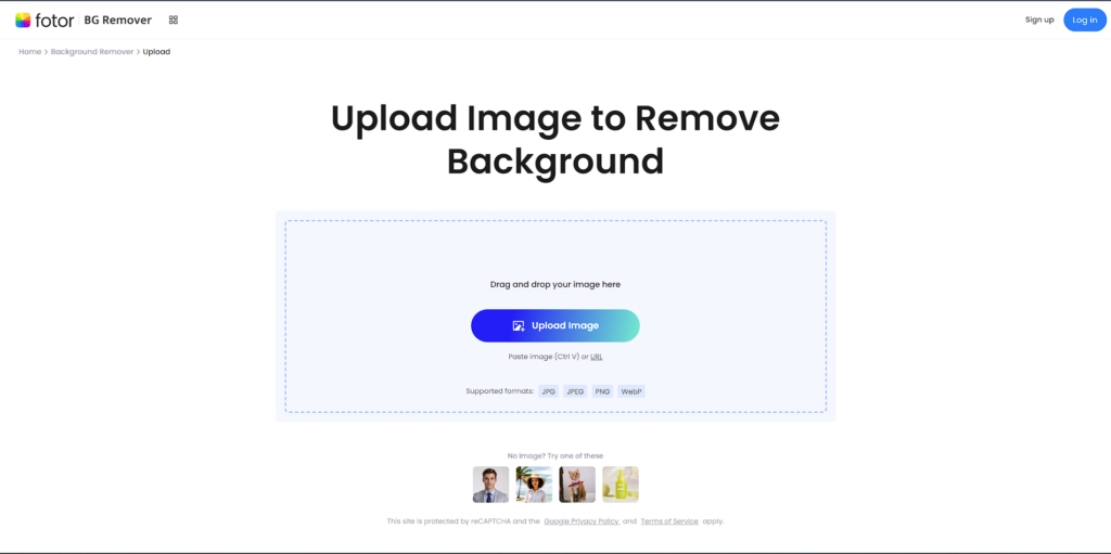 Upload the image where you want to add a shadow